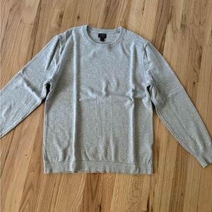 J.Crew Men’s Heather Quarry Gray Crewneck Pullover Sweater Tee